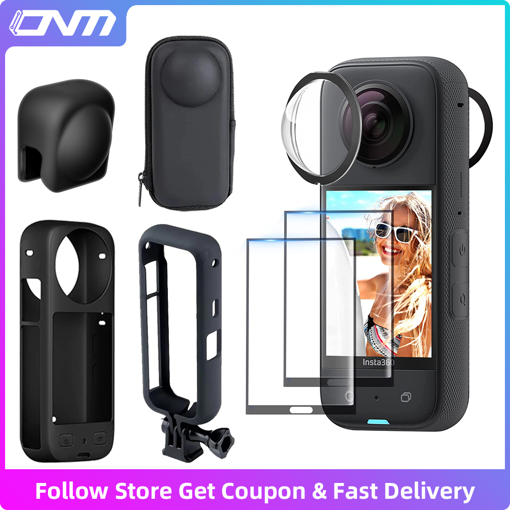 Insta360 Camera X3 - Protection d'objectif pour Insta360 X3, accessoires,